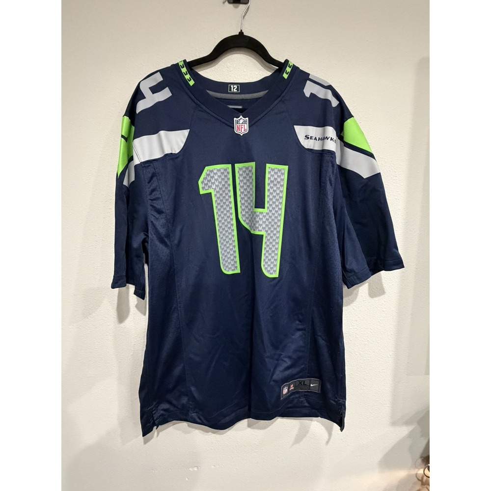DK Metcalf Seattle Seahawks Nike On Field Navy Blue Jersey Size XL Extra Large
